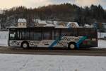 VS 3073, Seitenansicht eines Setra S 415 LE von Autobus Stephany aus Troisvierges, genießt eine kurze Pause am Busbahnhof in Clervaux. 01.2023