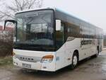 Setra 415 UL von Becker-Strelitz Reisen aus Deutschland in Neubrandenburg am 12.12.2021