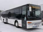 Setra 415 LE Business von Verkehrsunternehmen Unger aus Deutschland in Neustrelitz am 12.12.2021