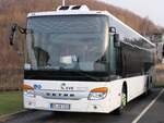 Setra 418 LE Business der VVR in Sassnitz am 15.01.2022