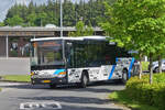AM 5525 Setra S 415 LE von Autocars Meyers, nahe der Bushaltestelle Parc Housen, bedient die Linie 182 Vianden - Clervaux.
