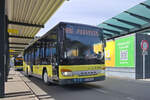 Setra S 415 LE business von mbsBus/Montafonerbahn (BZ-MBS54) als Linie 650 in Schruns Bahnhof. Aufgenommen 26.3.2024.