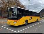 Postauto - Setra S 415H  BE  171453 als Res. für den Bahnersatz für die ZB abgestellt in Interlaken am 01.11.2025