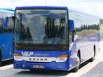 Setra 415 UL der Verkehrsgesellschaft Ludwigslust-Parchim mbH in L�bz am 04.08.2024