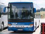 Setra 415 UL der Verkehrsgesellschaft Ludwigslust-Parchim mbH in L�bz am 04.08.2024