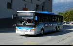 Bus Betriebe Leukerbad - Setra S 417 UL  VS  38007 beim Bhf. Leuk am 05.10.2026