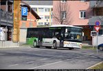 Ein SETRA S 415 NF im Überlandbusdesign von Dr. Richard (Wien) unterwegs in Korneuburg (NÖ).