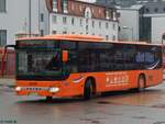 Setra 415 NF der PVM Waren in Neubrandenburg am 20.02.2017