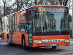 Setra 415 NF der PVM Waren in Neubrandenburg am 25.02.2017