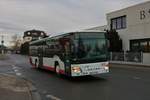 Stroh Bus Setra Überlandbus fährt zur Zeit beim Stadtverkehr Maintal. Hier zu sehen am 26.02.21 auf der Linie 24 in Maintal Bischofsheim