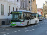 Graz. In kürze werden die Setra S415 NF bei Watzke ausgemustert. Am 29.03.2021 stand einer dieser Busse am Dietrichsteinplatz abgestellt.