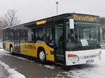 Setra 415 NF von Becker-Strelitz Reisen aus Deutschland in Neustrelitz am 12.12.2021