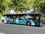 Setra 415 NF der Verkehrsgesellschaft Ludwigslust-Parchim mbH in Plau am See am 17.05.2024