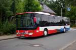 Setra S416NF der Elbe Weser Bahn(EVB) am 22.Juli 2010 auf der Linie 3860 nach Zeven am Bf.Tostedt