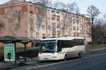 Die Neuigkeit auf der Stadtlinien in Kaaden (Kadaň) niederflur Bus SOR CN 9.5. (20.2.2017)
