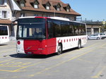 tpf - Volvo 8700  Nr.98  FR 300322 unterwegs auf der Linie 254 vor dem Bahnhof Romont am 05.05.2016