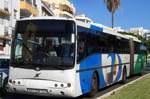 Bus Spanien / Bus Marbella: Gelenkbus Sunsundegui Interstylo II / Volvo der Grupo Avanza / Avanza Bus (Autobuses Portillo), aufgenommen im November 2016 im Stadtgebiet von Marbella.