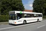 Bus Aue-Bad Schlema / Bus Erzgebirge: MAN EL (ASZ-BV 45) der RVE (Regionalverkehr Erzgebirge GmbH), aufgenommen im August 2023 im Stadtgebiet von Aue-Bad Schlema (Erzgebirgskreis).