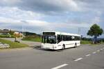 Bus Erzgebirge: MAN EL (ASZ-BV 45) der RVE (Regionalverkehr Erzgebirge GmbH), aufgenommen im August 2023 in Bernsbach, einem Ortsteil der Stadt Lauter-Bernsbach im sächsischen Erzgebirgskreis.