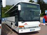 Setra 315 UL der Anklamer Verkehrsgesellschaft im Stadthafen Sassnitz am 26.08.2017