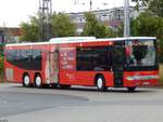 Setra 418 LE Business der Anklamer Verkehrsgesellschaft in Greifswald am 10.08.2018