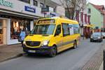Vilbus Mercedes Benz Sprinter Kleinbus am 18.12.20 in Bad Vilbel Niddaplatz