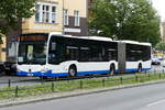 Im DB Ersatzverkehr /SEV der S -Bahn Berlin -S41&S42, dieser Mercedes Benz MB Citaro C2 G, B-ML 5219 von MELA -Reisen.