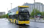 MAN Lion's City DD der BVG, '3314' (DL07),  auf der Lnie X34, Berlin im Mai 2020.