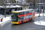 MAN Lion's City DD der BVG, '3221' (DL07), hier auf der Linie X34. Berlin ZOO/Hardenbergplatz im Februar 2021.