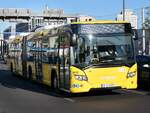 Scania Citywide der BVG in Berlin am 10.10.2021