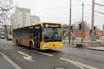 BVG Mercedes Citaro Bus erreicht hier am 9.2.2026 den Busbahnhof am HBF Berlin.