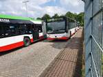 der bereits ausgemusterte und Verkaufte 2006er Citaro wartet an diesem Tag auf die Abholung seinens neuen Besitzers.