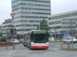 Bogestra MAN Niederflurwagen Linie 353 fhrt von Castrop-Rauxel  im Bochumer Hauptbahnhof (Busbahnhof)ein.
