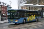 Wilde Bochum (BO KW 91) fhrt im Auftrag der Boge die Linie 375.
Aufgenommen am Rathaus in Witten,2.1.2010.