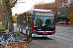 BSVG MAN Lions City Elektro Wagen 2516 am 13.11.25 in Braunschweig Hauptbahnhof