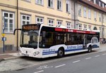 CeBus Celle ( CE-C 1666 ) steht am 16.07.2016 in Celle am Schlossplatz als Linie 14 Richtung Braunschw.