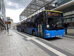 MAN Lions City G in der Chemnitzer Innenstadt bei der Haltstelle  Zentralhaltestelle , Juni 2022