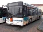 SOLARIS-Bus am 19.Januar 2011 am Busbahnhof in Bergen/Rügen.