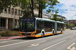 Neuer HEAG Mobilo MAN Lions City G Wagen 414 am 04.07.20 in Darmstadt Hbf 