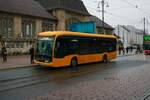 HEAG Mobilo Mercedes Benz eCitaro Wagen 337 am 04.12.21 in Darmstadt Hbf