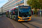 HEAG mobilo MAN Lions City G Wagen 413 am 15.10.23 in Darmstadt Luisenplatz