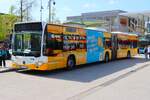 HEAG Mobilo Mercedes Benz Citaro 2 G am 14.04.26 am Freiheitsplatz in Hanau