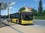 MAN NG 363 Lion´s City GL - DD VB 7208 - Wagen 454 208 - in Heidenau, am Bahnhof - am 2-Juni 2016