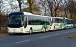 Die Barnimer Busgesellschaft-BBG, angeführt vom MAN Lion's Regio ÜL324, #163, Berlin, bereits im November 2014.