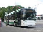 MAN Niederflurbus 2. Generation auf der Linie 867 nach Musikerviertel am S-Bahnhof Zepernick.