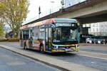 Transdev Rhein Main Ebusco Elektrobus Wagen 4502 am 19.11.22 in Frankfurt am Main Westbahnhof