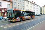 Transdev Rhein Main Ebusco Elektrobus Wagen 4502 am 19.11.22 in Frankfurt am Main Westbahnhof