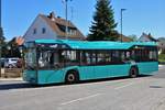VGF/ICB Solaris Urbino 12 Wagen 202 am 06.05.18 auf der Linie 30 in Bad Vilbel Bhf.