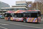ICB Solaris Urbino 12 Electric Wagen 235 am 08.02.19 auf der Linie 75 in Frankfurt am Main