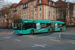 ICB Mercedes Benz Citaro 2 G Wagen 420 am 10.12.21 in Frankfurt am Main auf der Linie M34